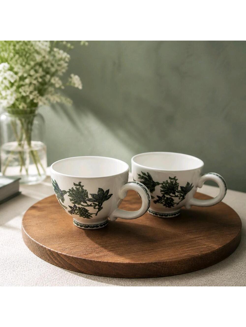 Veronica Beard & Juliska Cup Bohemian Vine Coffee Tea Lot of 2